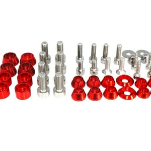 ZSPEC Trunk-Area Fastener Kit for &#39;07-13 Mitsubishi Lancer EVO 10, Stainless & Billet