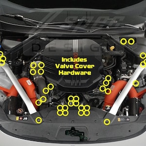 ZSPEC &quot;Stage 3&quot; Dress Up Bolts® Fastener Kit for &#39;18+ Kia Stinger GT K8, Stainless & Billet