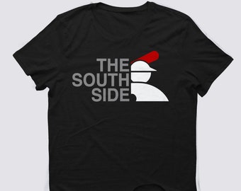THE SOUTH SIDE シャツ|シカゴ ホワイトソックス シャツ|シカゴ ソックス ファン|ユニセックス ホワイトソックス シャツ