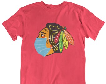 Masked Chicago Blackhawk| Blackhawks shirt| Funny Chicago  Shirt| Chicago Hockey shirt