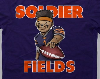 Soldier Fields Shirt| Chicago Bears Shirt| Chicago Polo Bear Shirt| Chicago Bears Teddy Bear Shirt| QB1||