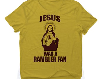 Jesus var ett Rambler-fan | Loyola baskettröja | Sister Jean-tröja | Unisex Loyola-tröja | Chicago baskettröja | Rolig Chicago-tröja