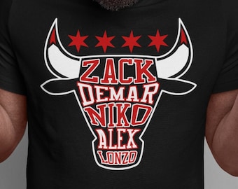 Bulls Fan Shirt| Chicago Bulls Shirt| Giddy Shirt| White shirt|  Budzelis Shirt| Vucevic Shirt|