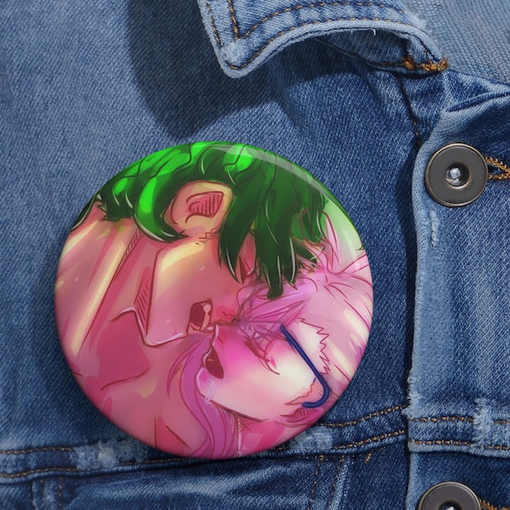 Machablossom Pin Button Joe X Cherry Blossom, Boys Love, BL