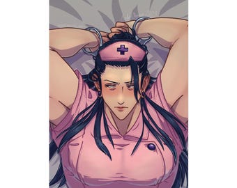 Suguru Geto Nurse PRINT, Suguru Simp Gifts, Geto Lover Presents, JJK Girlies, boba mouse pad
