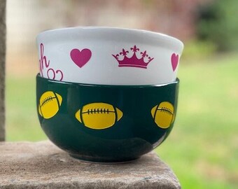 Personalized Cereal Bowl for Kids - Engraved Bowls; Boy or Girl