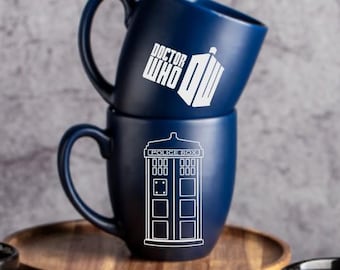 Dr Who Tardis Engraved Mug | Whovian Gift