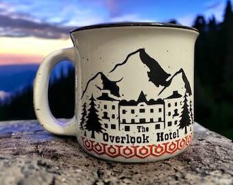 Overlook Hotel, The Shining Horror Film Engraved Mug