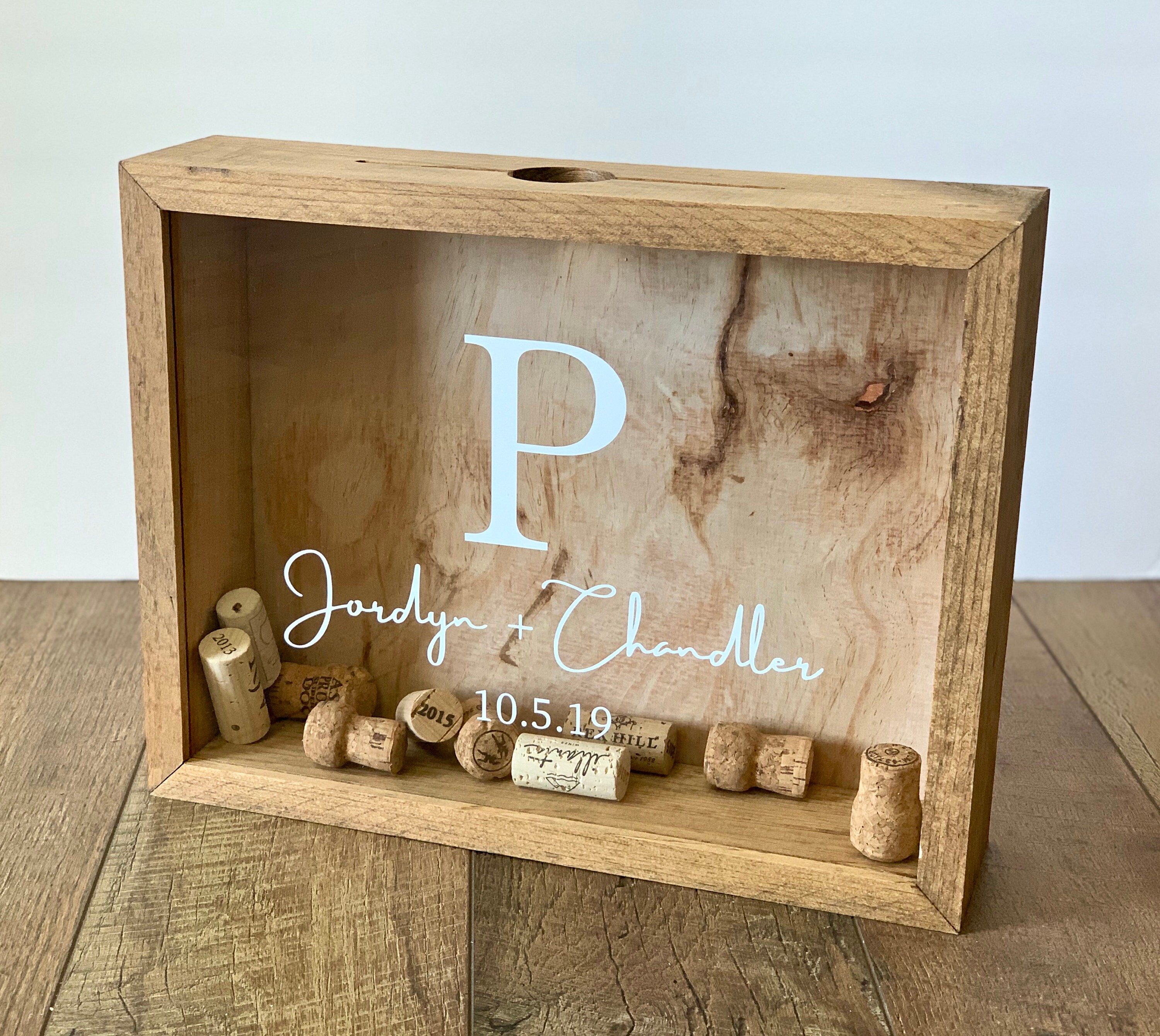 Wine Cork Holder Custom Sign a Cork Guest Book Alternative Etsy