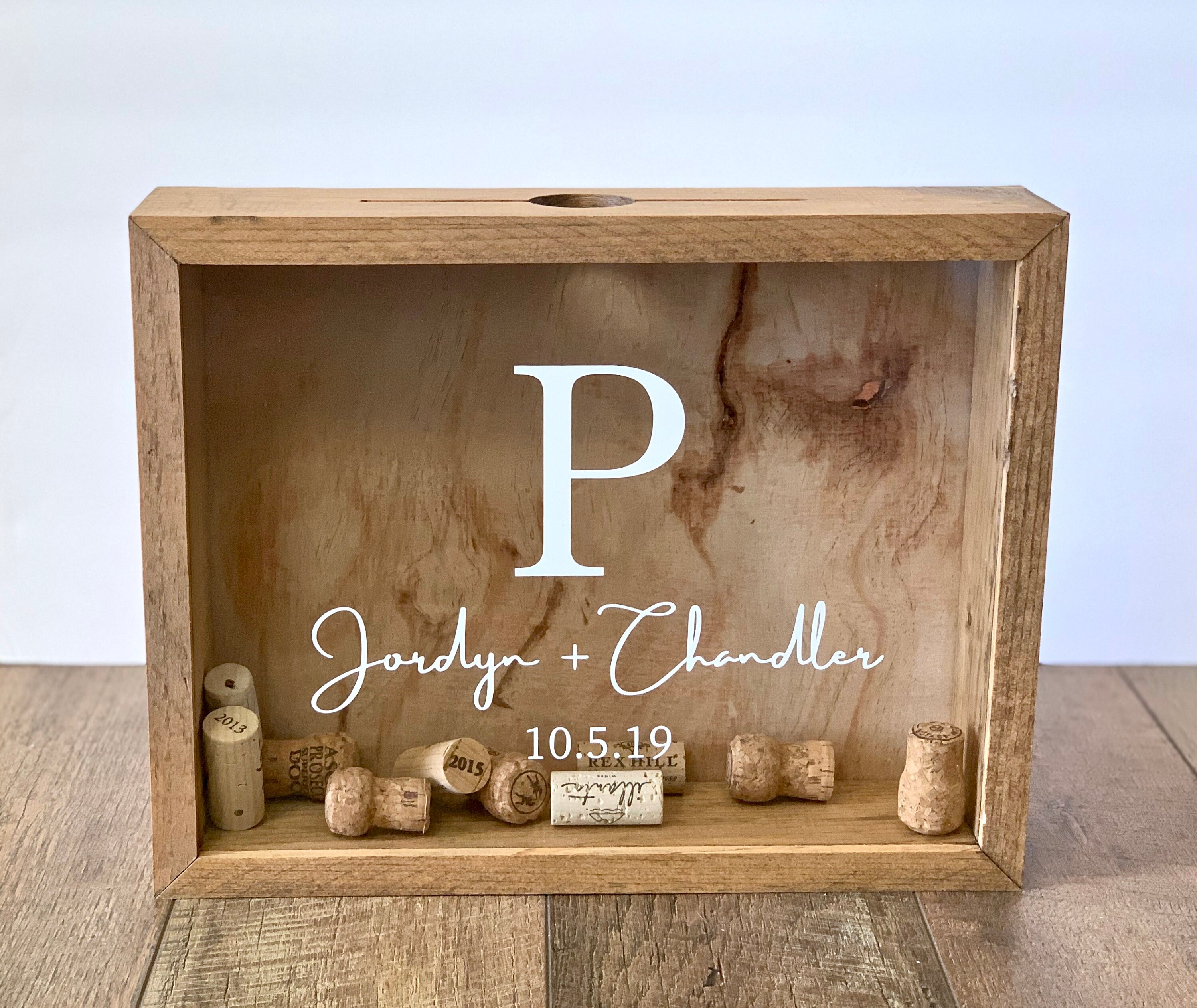 Wine Cork Holder Custom Sign a Cork Guest Book Alternative Etsy