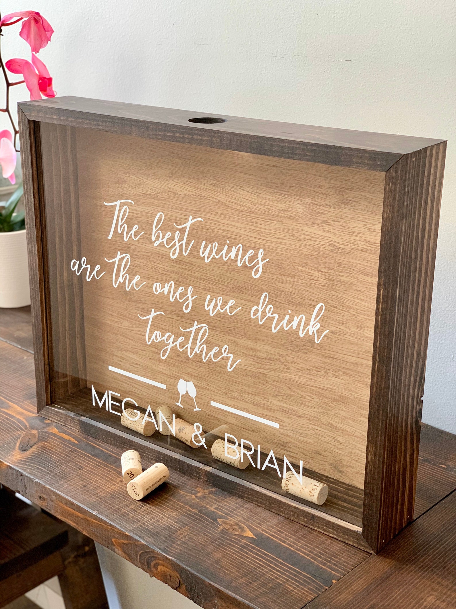 Wine Cork Holder The best wines are the ones we drink Etsy