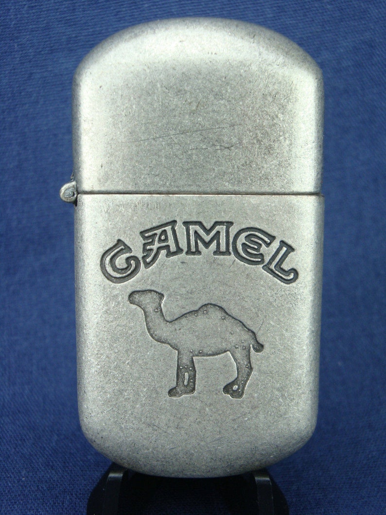 NIB CAMEL LIGHTER Vintage 1997 Fliptop Brushed Metal Etsy