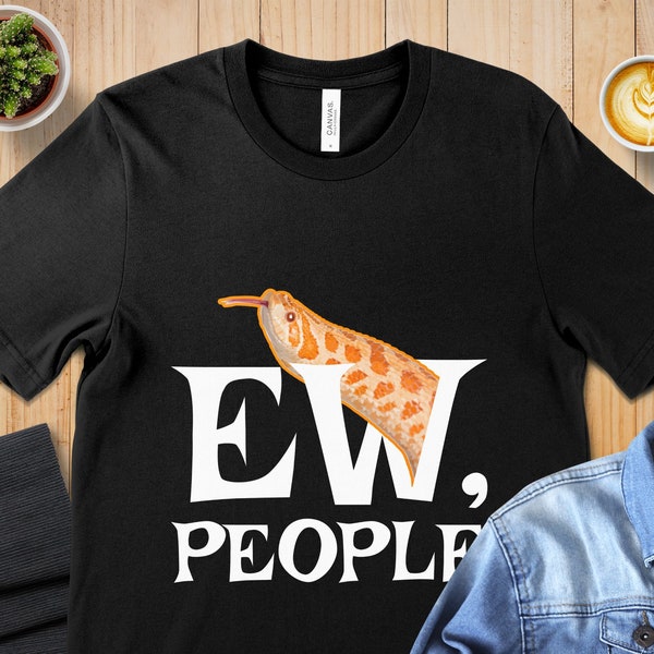 T-shirt à motif serpent à nez plat « EW People » | Cadeau pour t-shirt western Hoggy