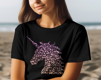 Womens Unicorn Shirt | Girls Unicorn T-Shirt | Unicorn Gift | Cool Retro Design