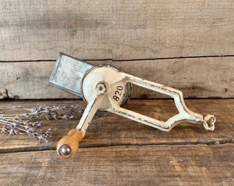 Vintage Hand-Crank Culinary Grater Grinder