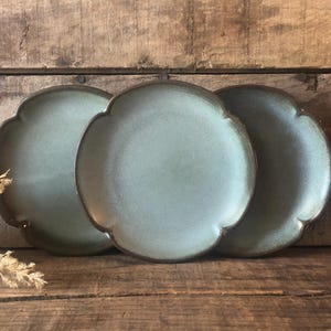 Vintage Frankoma Saucer Plates - Mid-Century Collectible Pottery