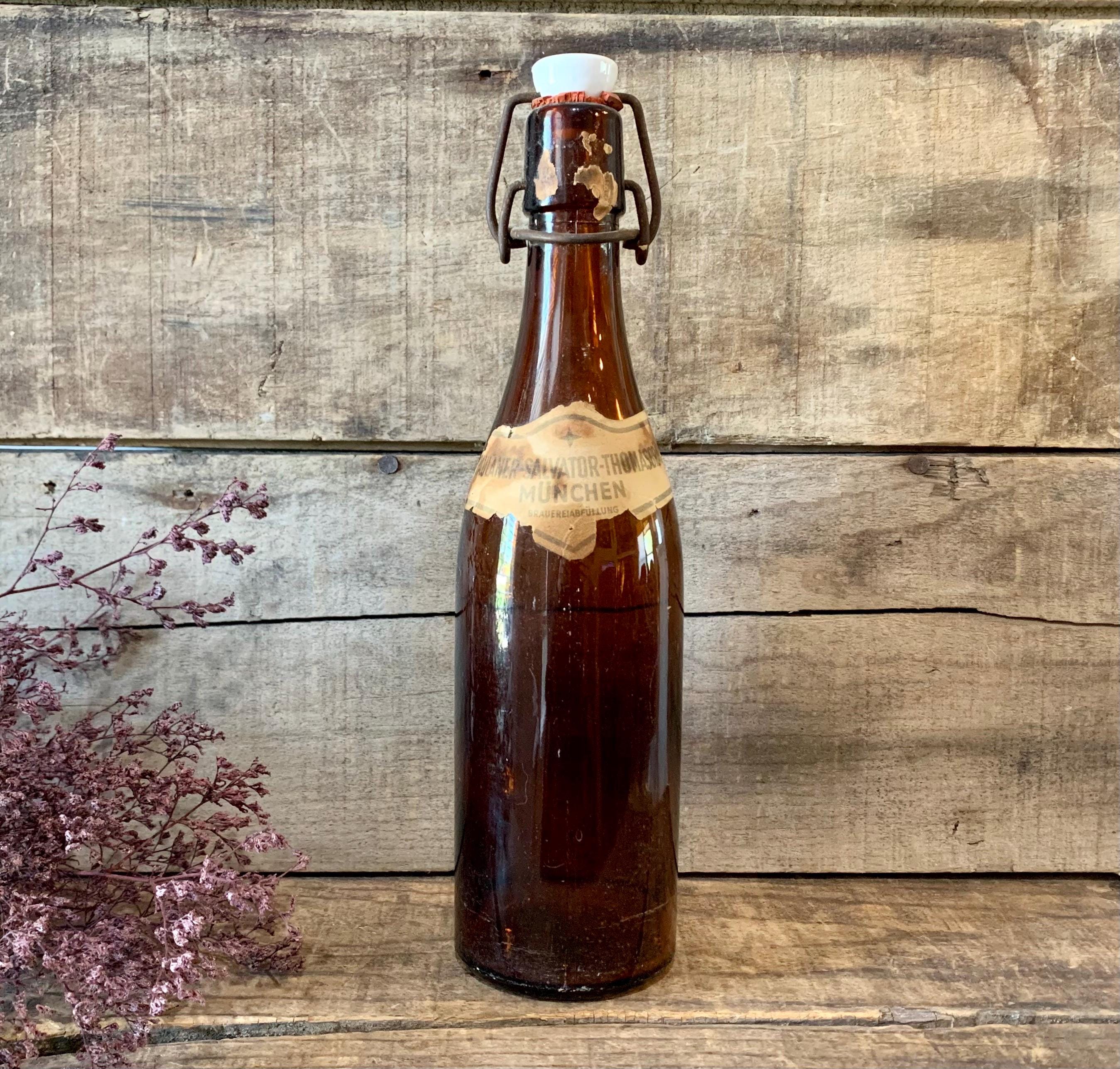 ビンテージ デッドストック Germany ビアグラス Vintage German Beer Bottles - Etsy