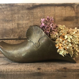 Vintage Brass Conquistador-Style Stirrup Boot Cover