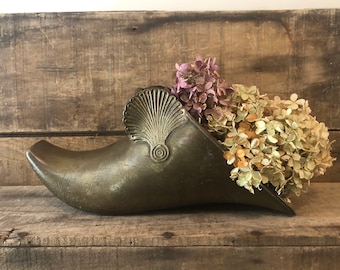 Vintage Brass Conquistador-Style Stirrup Boot Cover