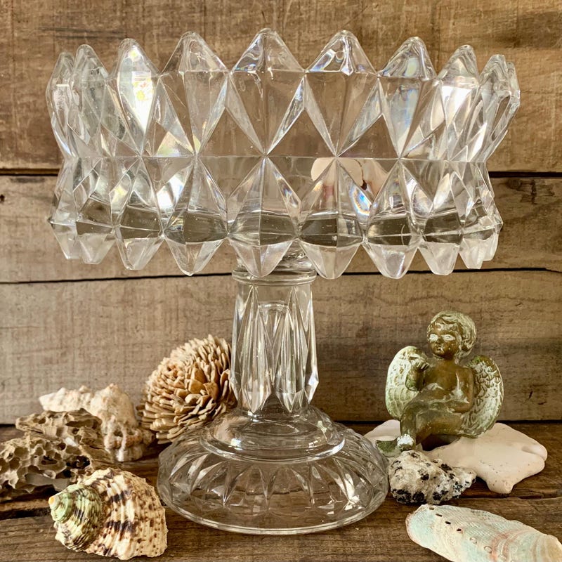 Antique Compote Glassware - Etsy