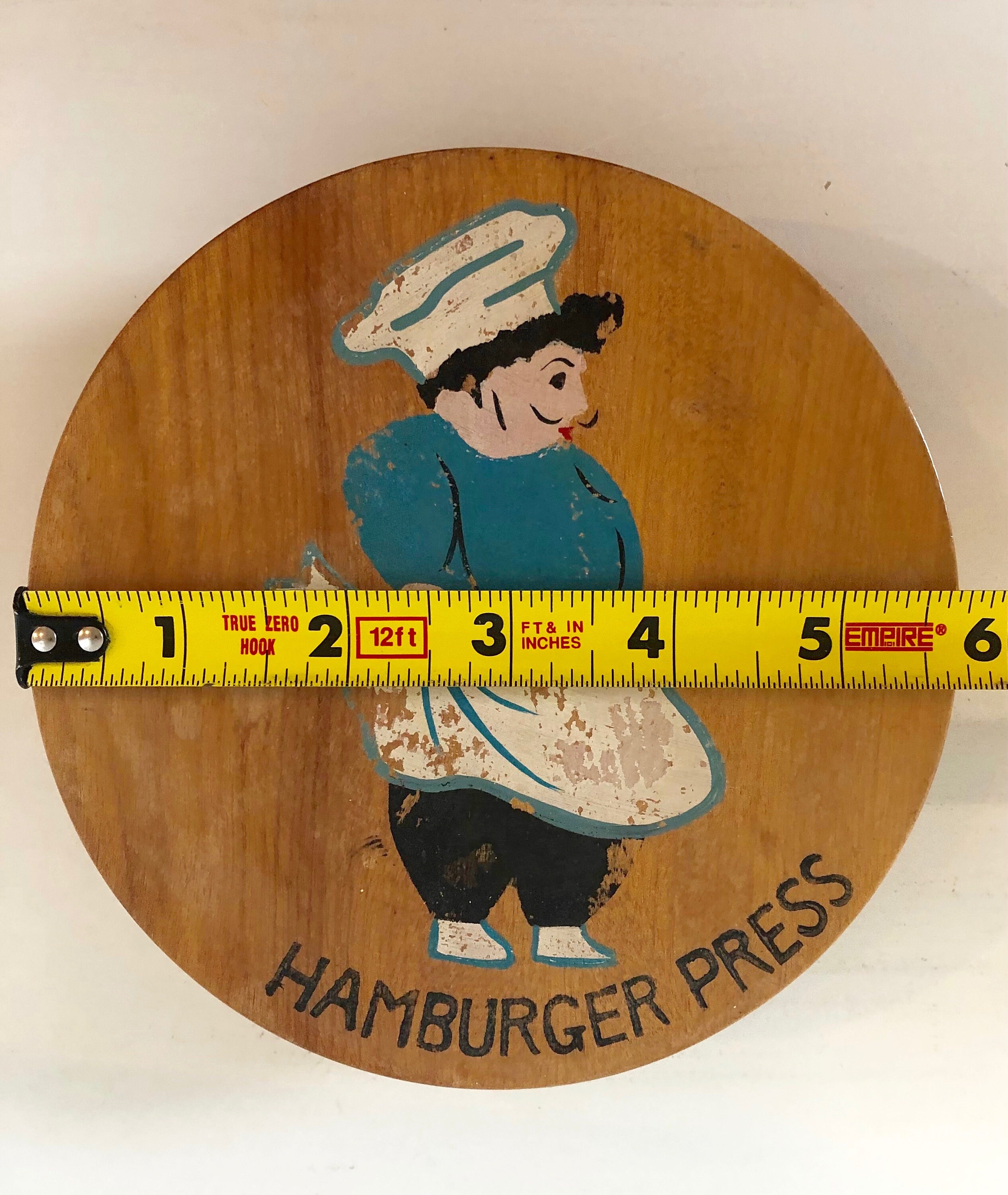 Vintage Wood Hamburger Press Midcentury Made in Japan Etsy
