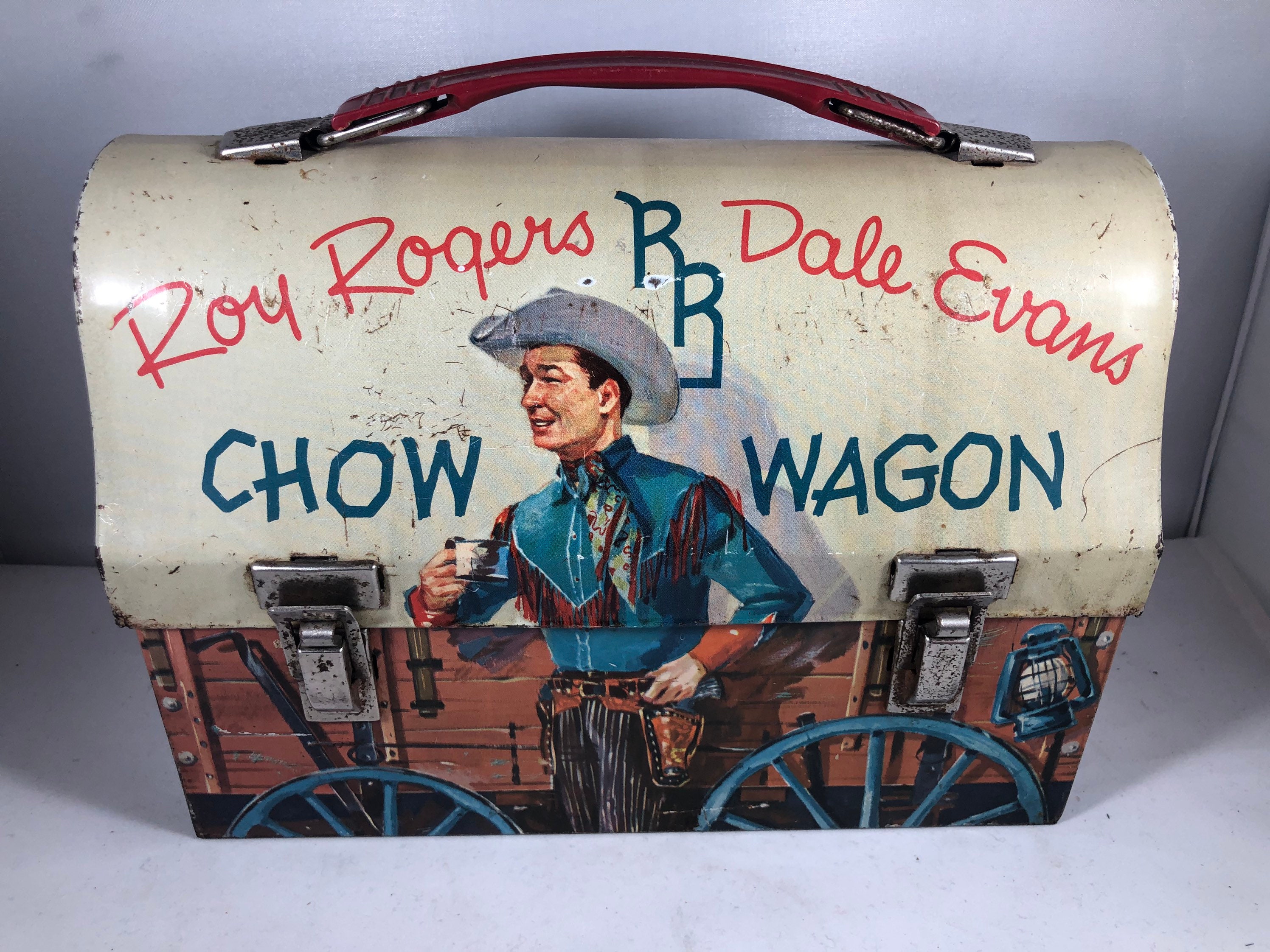 Roy Rogers and Dale Evans Chow Wagon Lunchbox and Thermos | Etsy