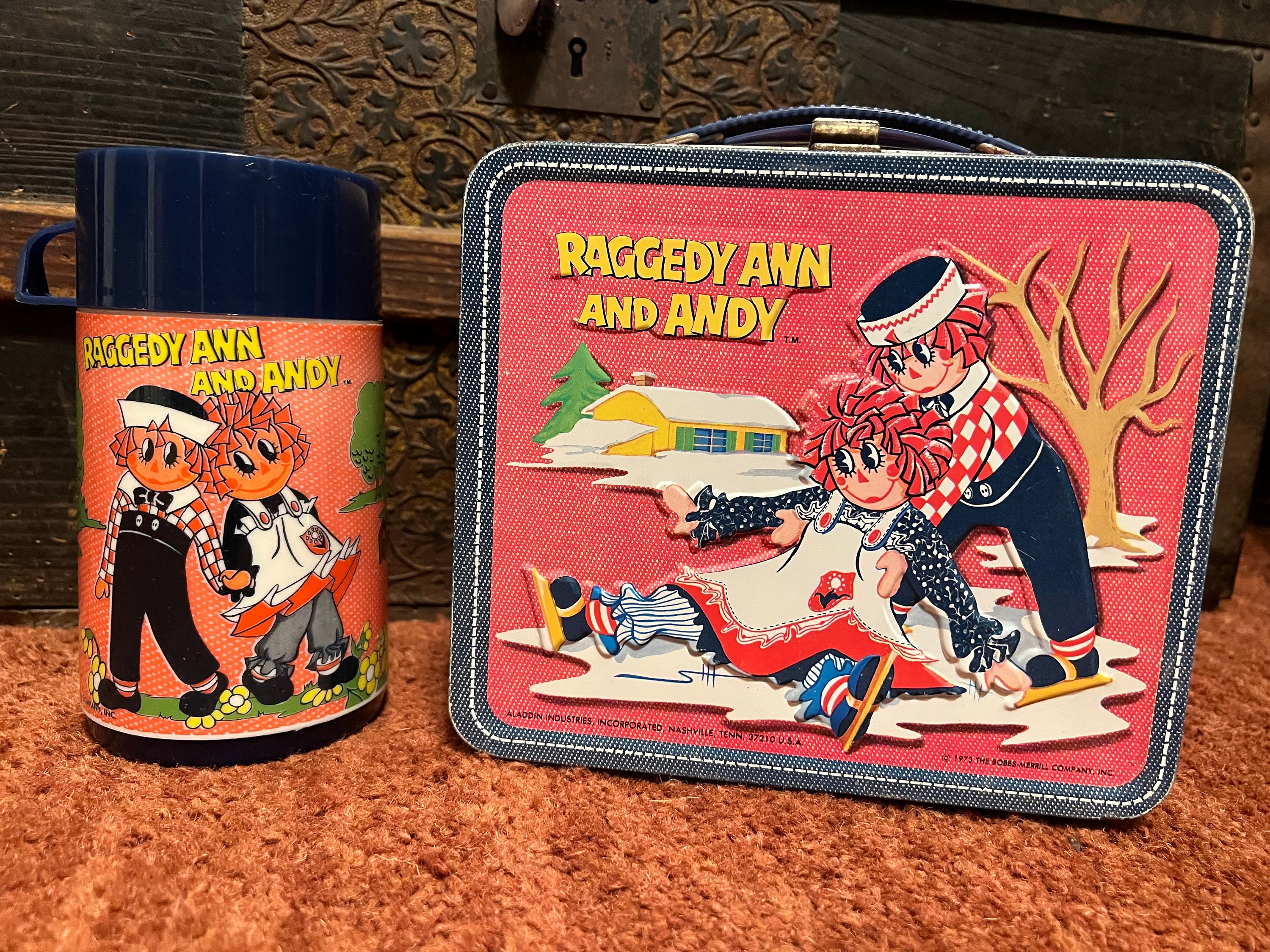 1973 raggedy ann and andy lunch box sales