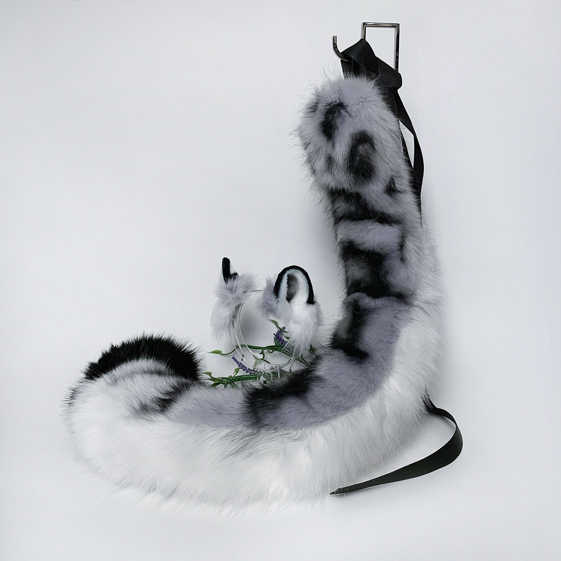 Realistic Faux Fur Snow Leopard Cosplay Ears and Tail | Etsy