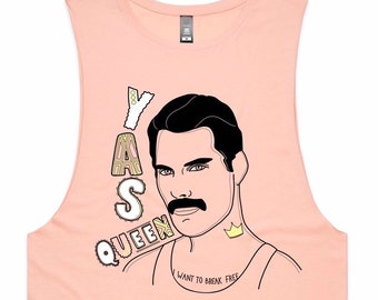 Freddie Mercury Yas Queen tank top - Queer Pride, LGBTIQ, queer rights