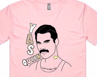 Freddie Mercury Yas Queen tshirt - Queer Pride, LGBTIQ, queer rights