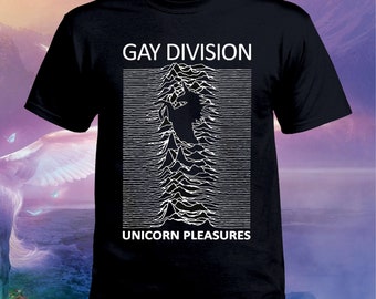 Gay Division tshirt - LGBTQIA+ - gay pride, parody, post punk