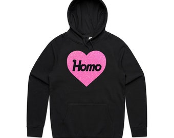 Homo Glitter hoodie - gay rights, LGBTQIA, queer pride