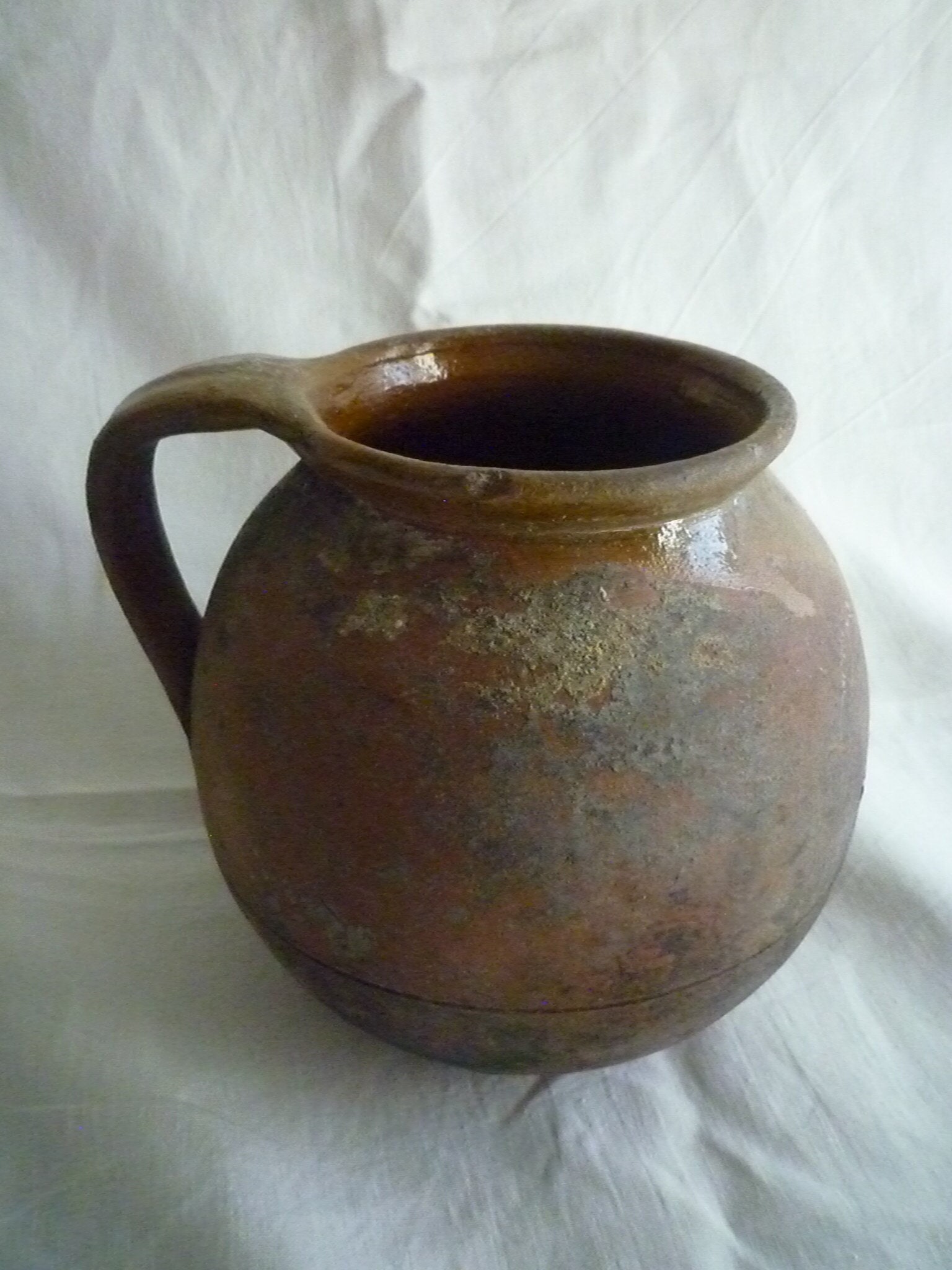 Ancienne Cruche , Pot en Terre Cuite - Old Jug, in Terra Cotta