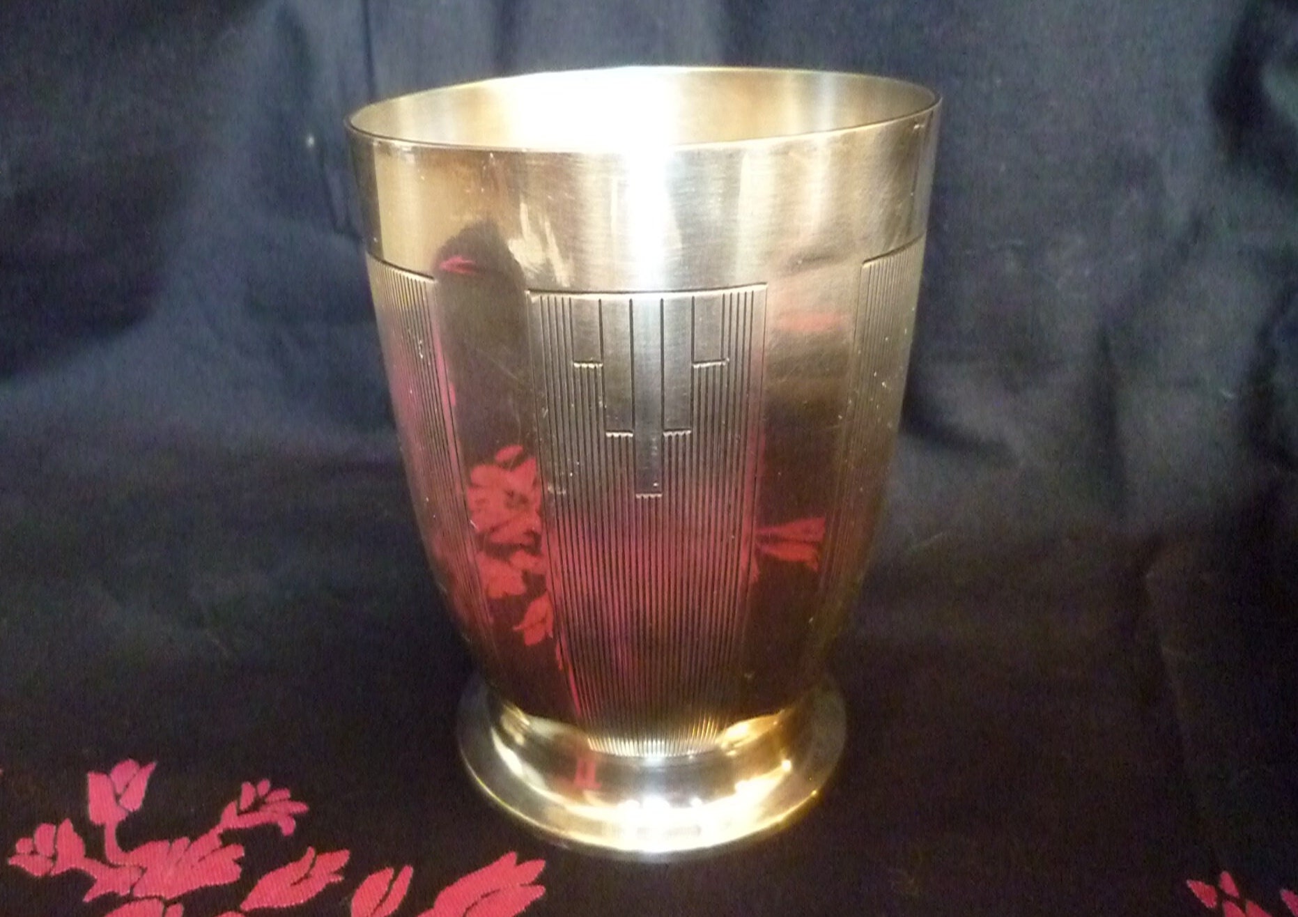 Timbale , Gobelet Art Déco Métal Argenté - Deco Silver Plated Tumbler Goblet