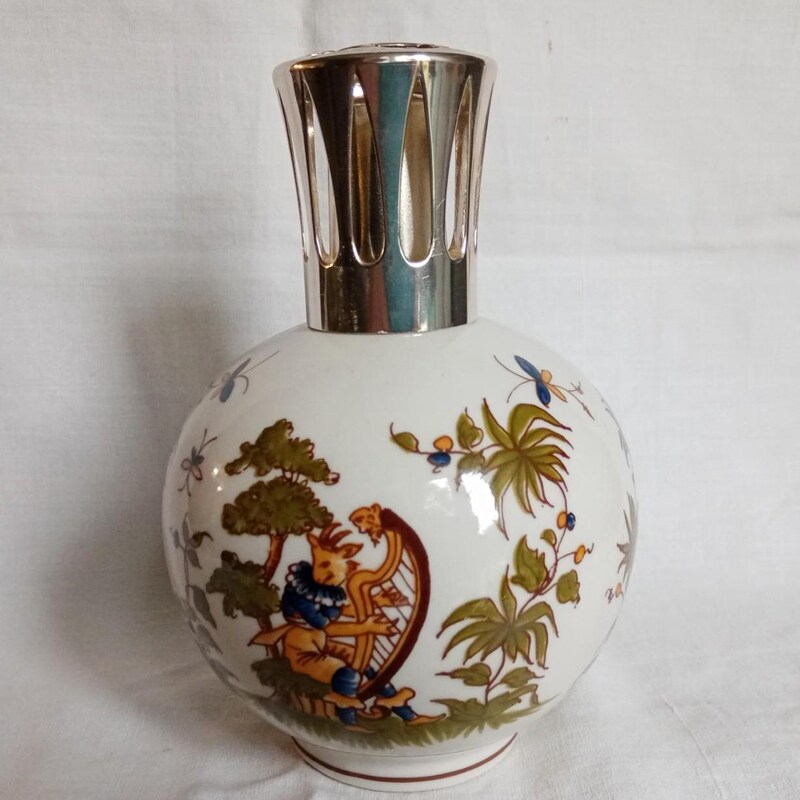 Lampe Berger Paris - Diffuseur à Parfum En Céramique Décor 'Moustiers', Occasion En Très Bon état
