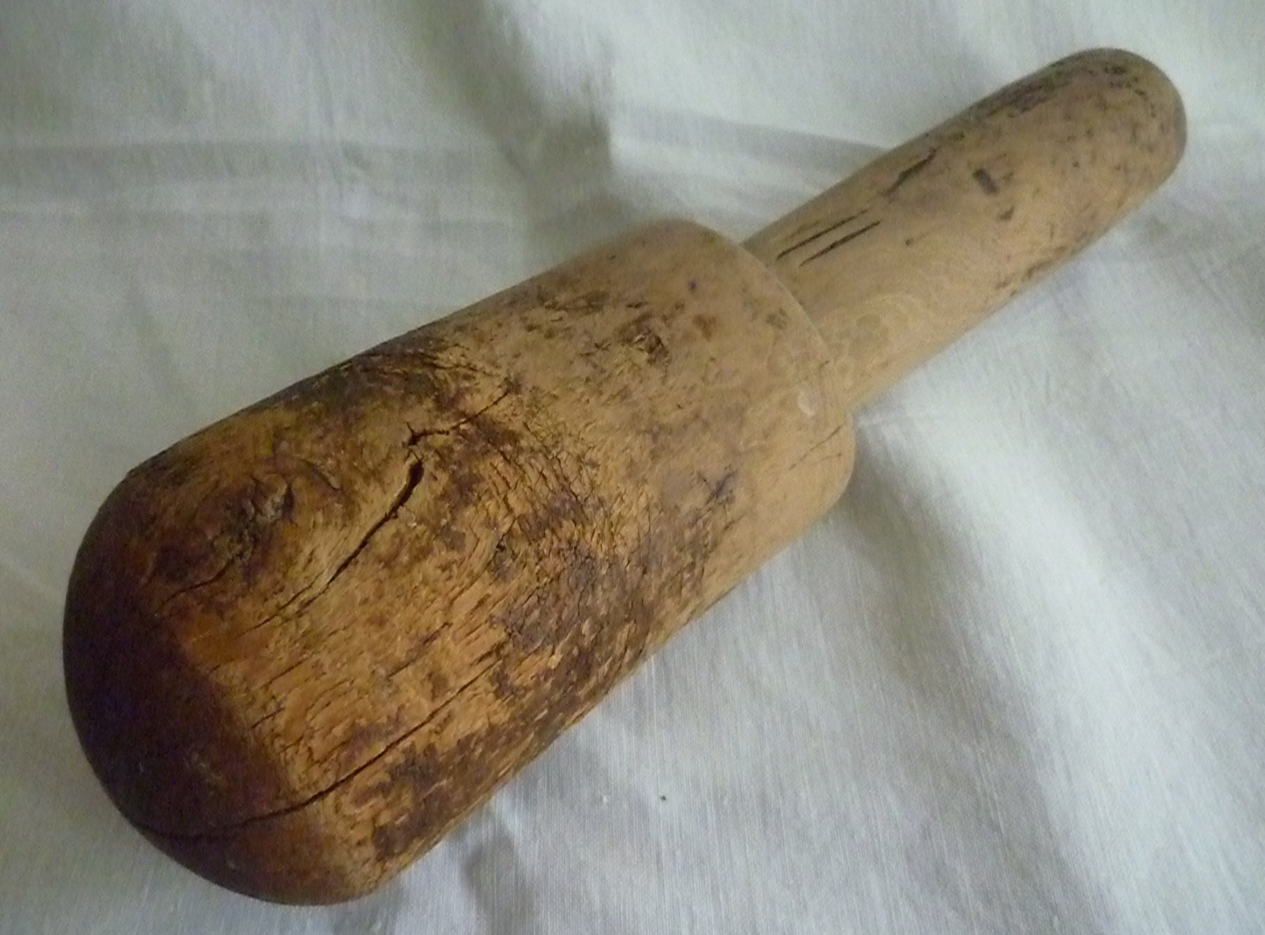Ancien Pilon en Bois d'olivier - Old Olive Wood Pestle