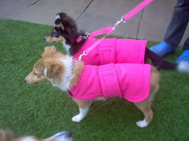 Double polar fleece dog rug / coat choice patterns Etsy