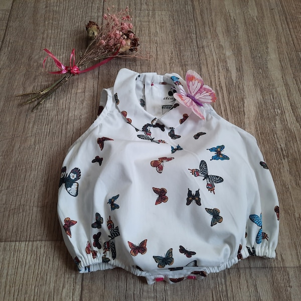 Baby romper, barboteuse bébé, barboteuse en coton bio, baby romper