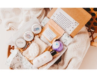 New Mom Care Package, Baby Shower Gift, New Mom Gift Basket, New Mom Gift Box, Postpartum Gift Basket,