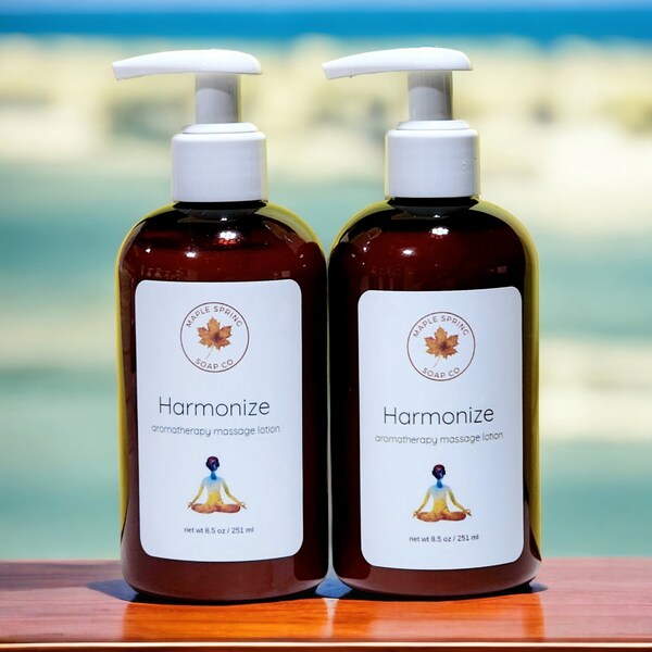 Massage Lotion, Harmonize, Thank You Gift, Massage Therapist, Massage Therapy