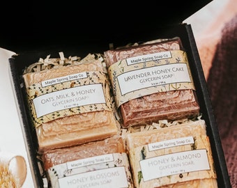 Soap Gift Box, Bonus Mom Gift, Stepmom Gift, Soap Gift Set, Homemade Soap Gift Set