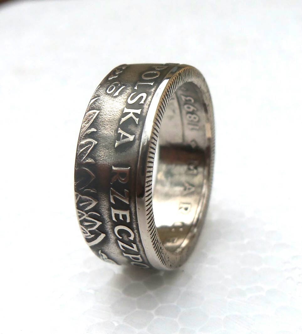 Poolse souvenir Coin Ring Souvenir uit Polen 20 zlotych Etsy
