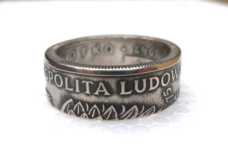 Polish souvenir Coin Ring Souvenir from Poland 20 zlotych Coin ring Rings from Coins Polski złotyh image 3