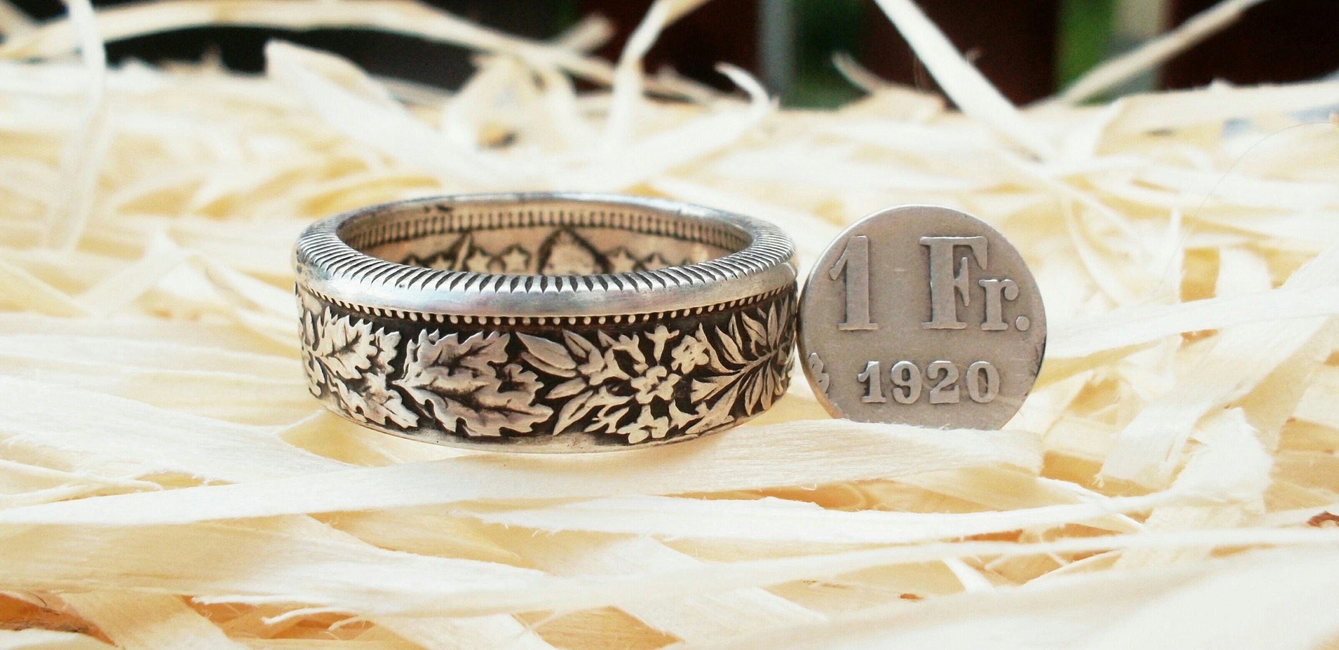 Helvetia coin ring - Etsy 日本