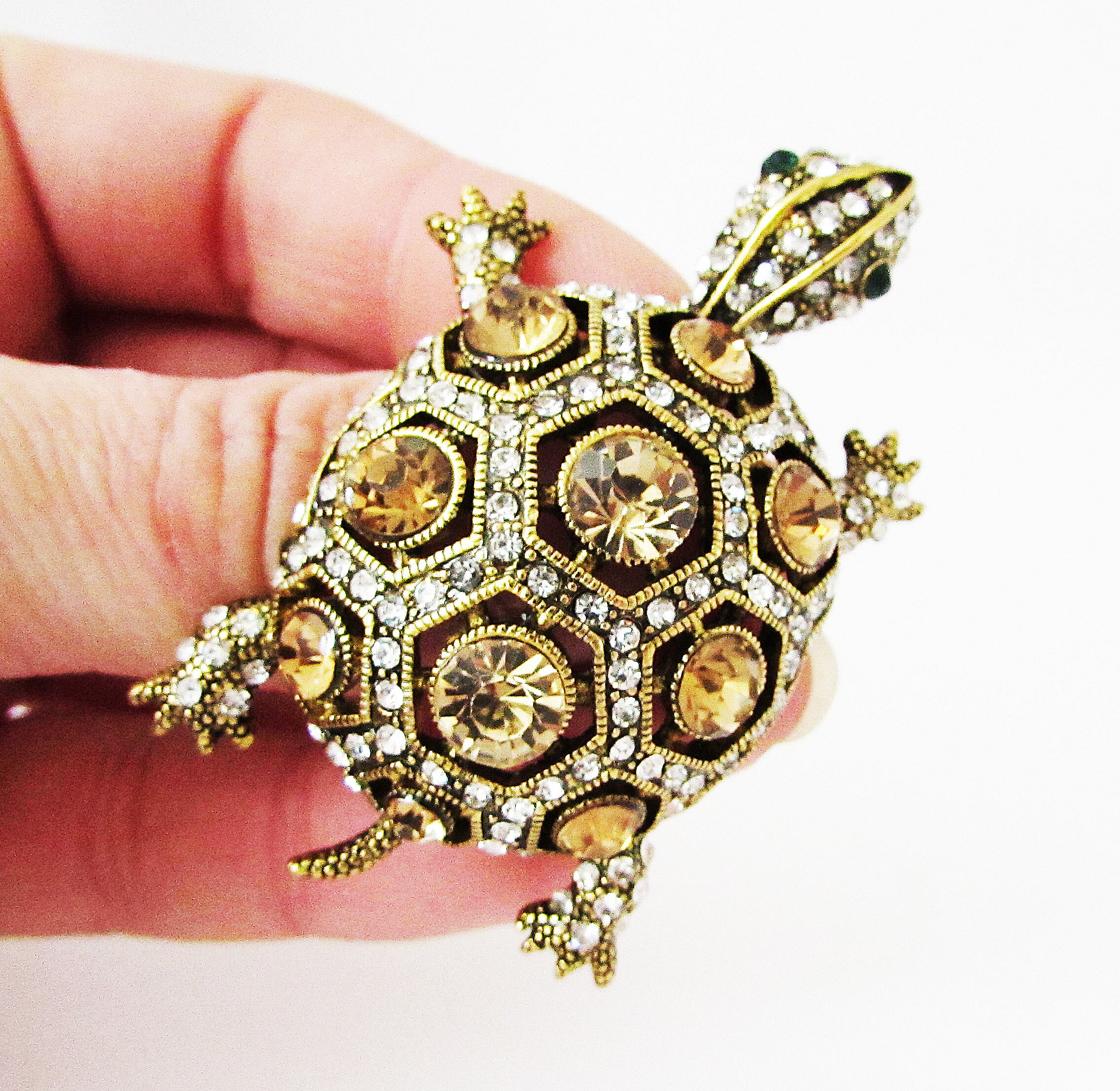 Tortoise Brooch Turtle Brooch Pin Large Turtle Brooch Etsy