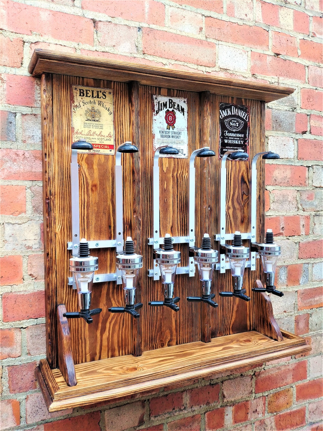 Home Whiskey Bar/wall Mounted Whiskey Dispenser/gift for Mens/drink