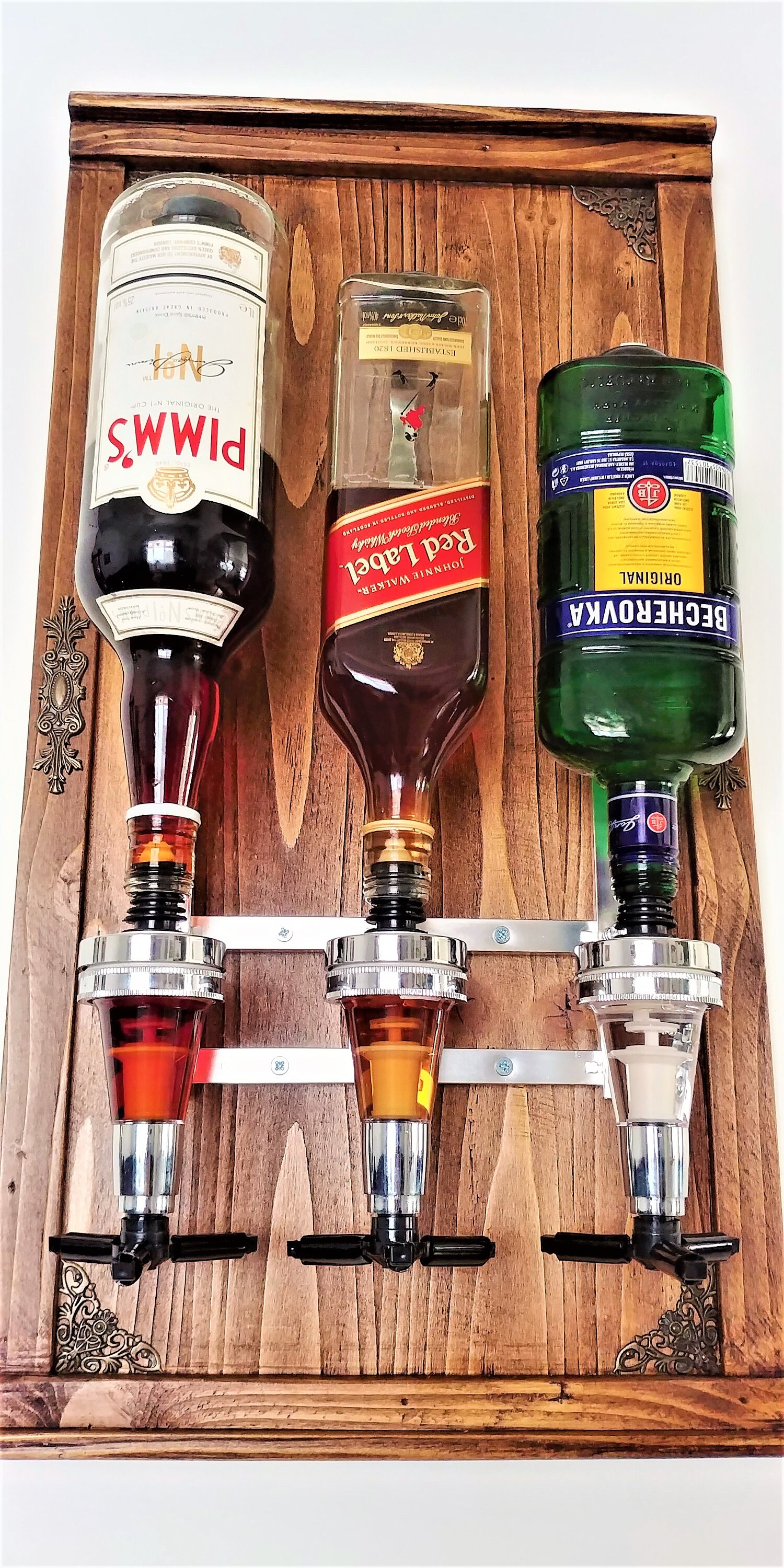 Whiskey Liquor Wall Mount Dispenser /alcohol Dispenser/ 3 Etsy UK