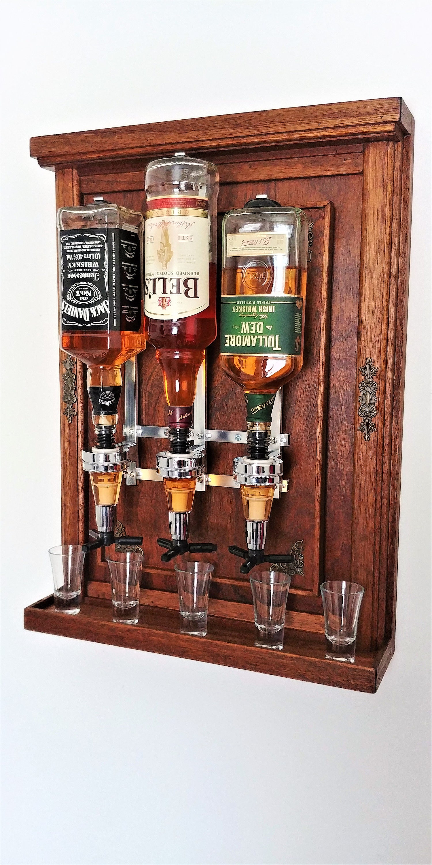 Dispenser for Whiskey/alcohol Dispenser/wall Mounted Bottle Etsy UK