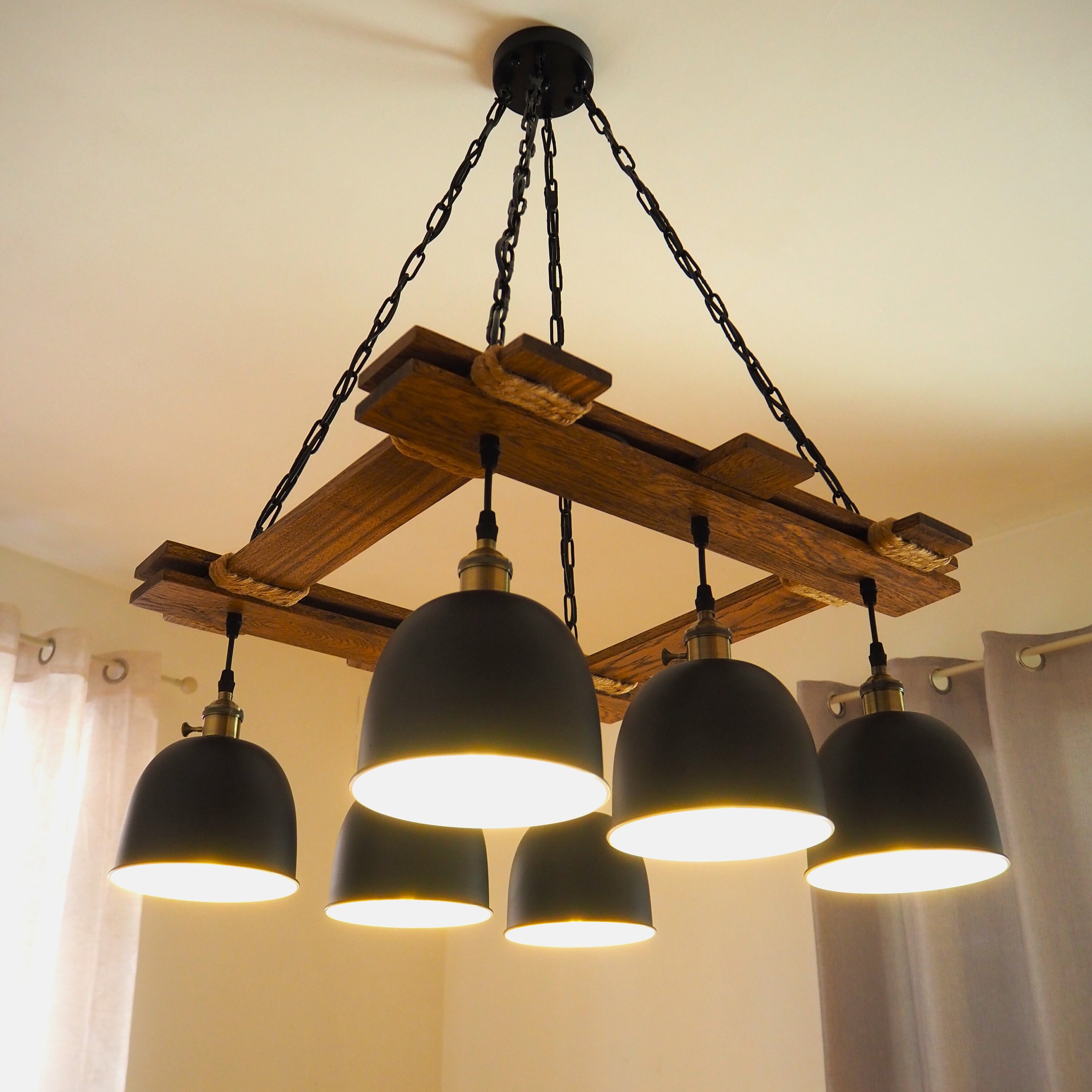 Rustic Light Fixture - Ceiling Pendant Light - Rustic Lighting ...