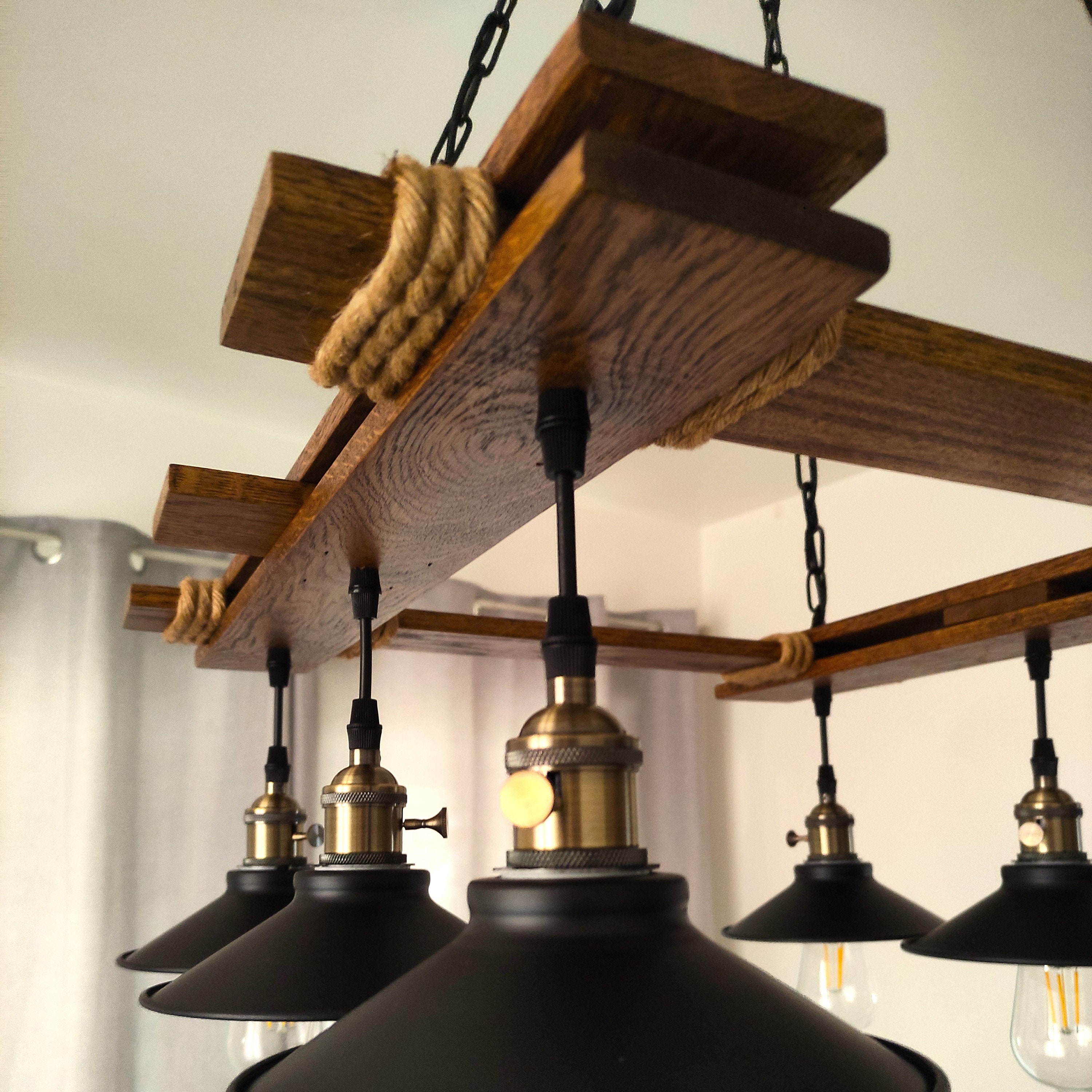 Rustic Light Fixture - Ceiling Pendant Light - Rustic Lighting ...